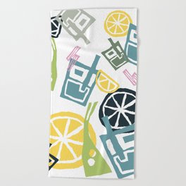 Cocktail Beach Towel