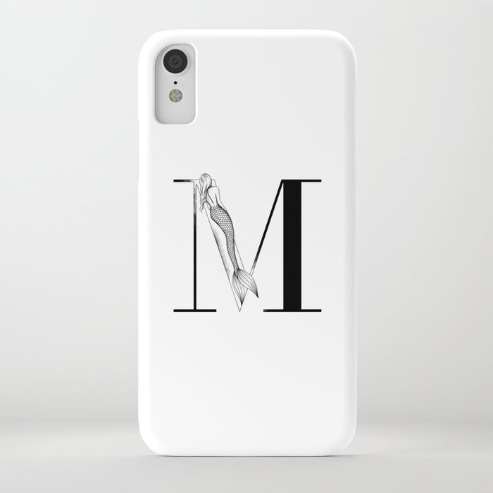 Mermaid Alphabet - M iPhone Case