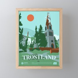 Trostland - Earth Framed Mini Art Print