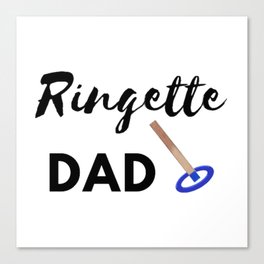 Ringette Dad Canvas Print