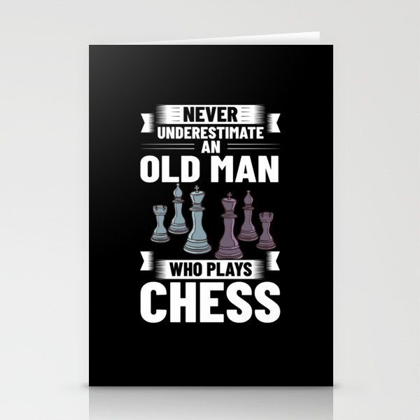 Chess Board Player Opening Game Beginner Stationery Cards