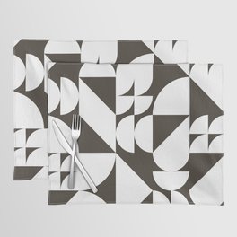 Geometrical modern classic shapes composition 6 Placemat