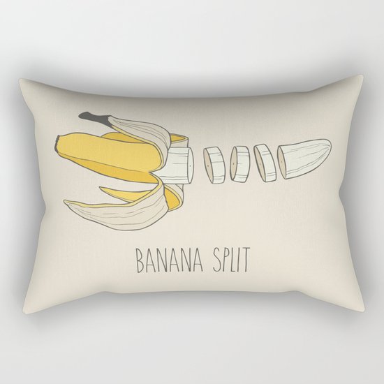 Banana Split Colour Rectangular Pillow