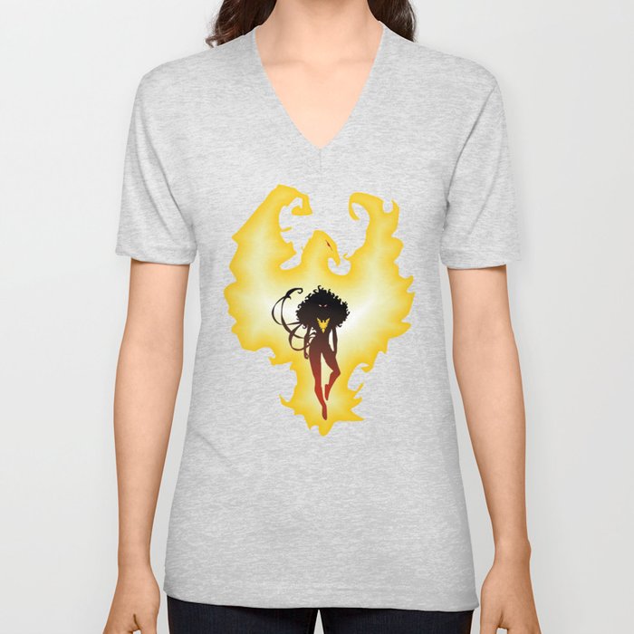 Phoenix V Neck T Shirt