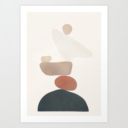 Balancing Stones 26 Art Print