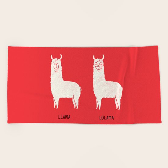 LOLama Beach Towel