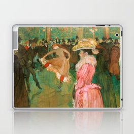 Toulouse-Lautrec - At the Rouge, The Dance Laptop Skin