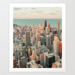 CHICAGO SKYSCRAPERS Art Print