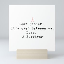 Dear Cancer (Black Type) Mini Art Print