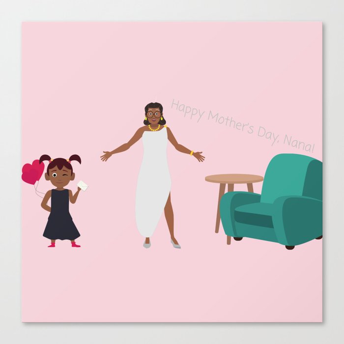 Happy mother’s day/holiday Canvas Print