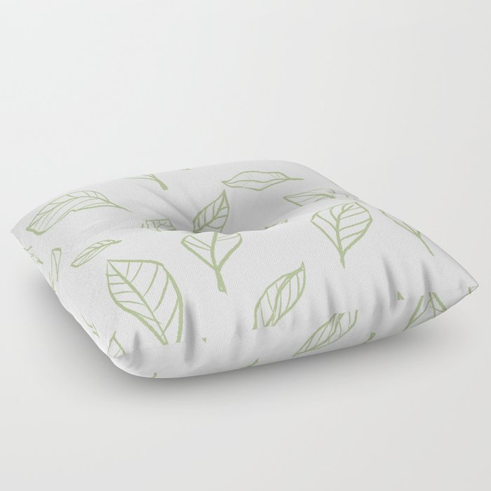 Leaf forest Floor Pillow