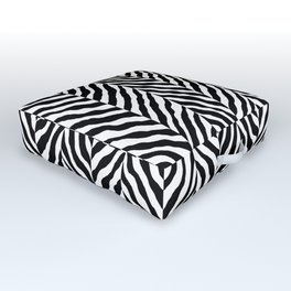 Abstract Zebra chevron pattern. Digital animal print Illustration Background. Outdoor Floor Cushion