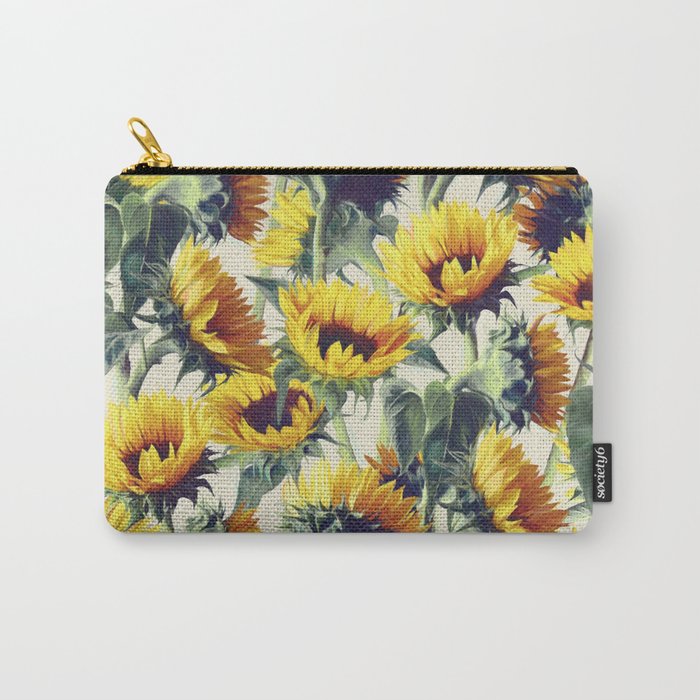 Sunflowers Forever Carry-All Pouch