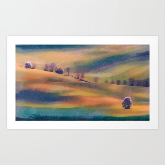 Autumn landscape Art Print