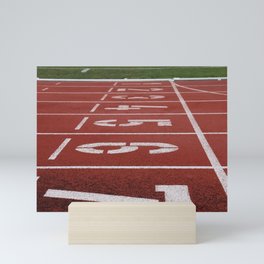 Olympics Tartan Running Track Mini Art Print