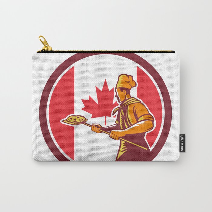 Canadian Pizza Baker Canada Flag Icon Carry-All Pouch