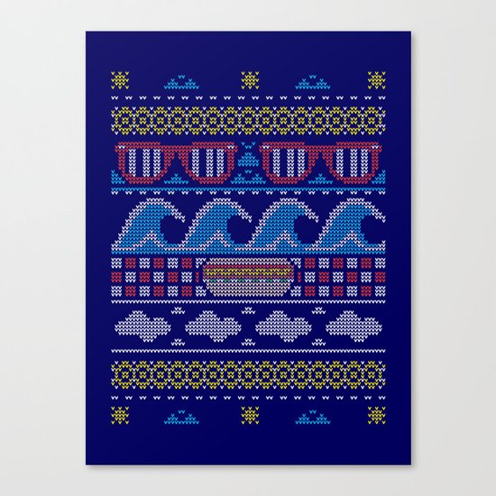 Ugly Summer Sweater Canvas Print