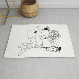 Jason Voorhees Pin Up (Friday the 13th) Rug