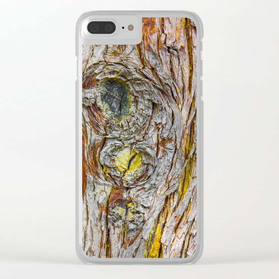 Face of Tree2 Clear iPhone Case