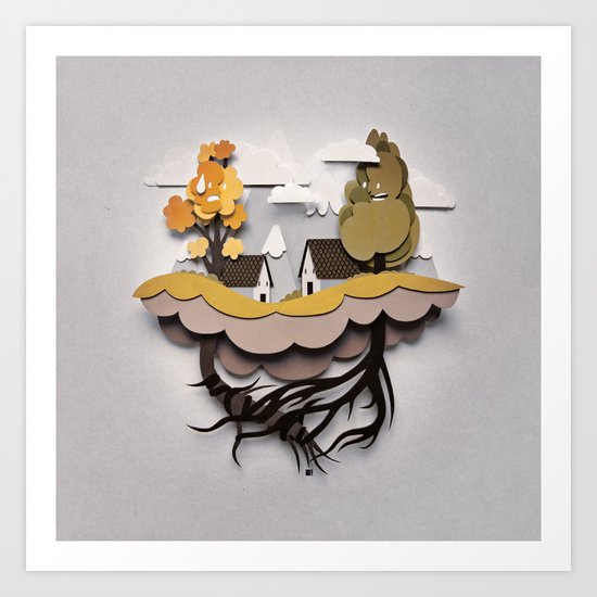 Buenos Vecinos - Good Neighbours Art Print