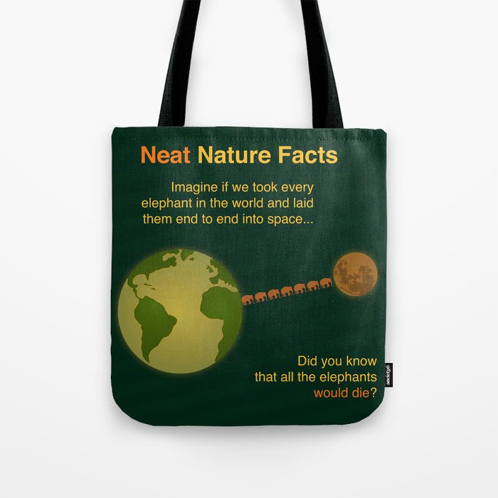 Neat Nature Facts Tote Bag