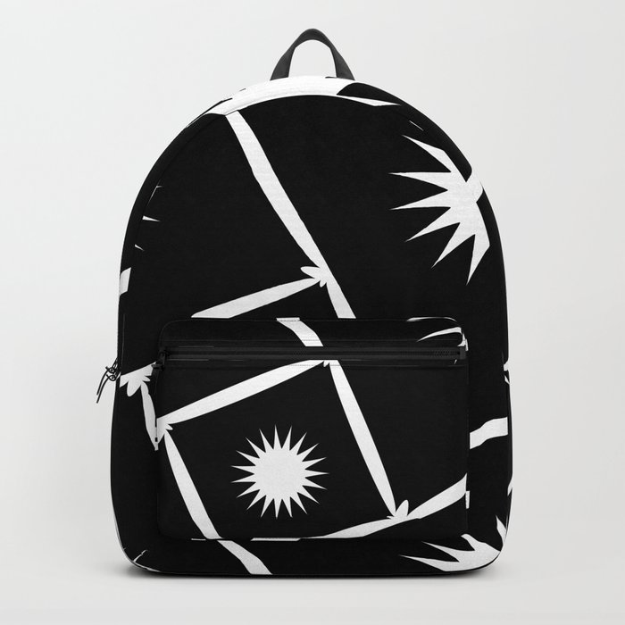 Black and White Sun Backpack
