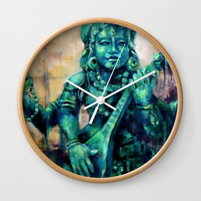 Saraswati Wall Clock