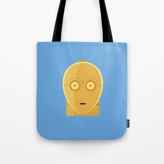 Star Wars Minimalism - C3PO Tote Bag