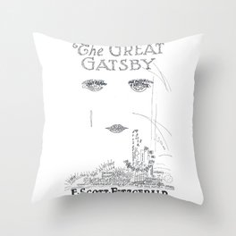 The Great Gatsby Throw Pillow