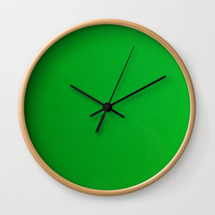 Lime Wall Clock