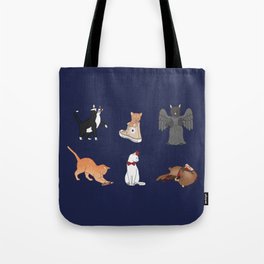 Doctor Who Cats Tote Bag