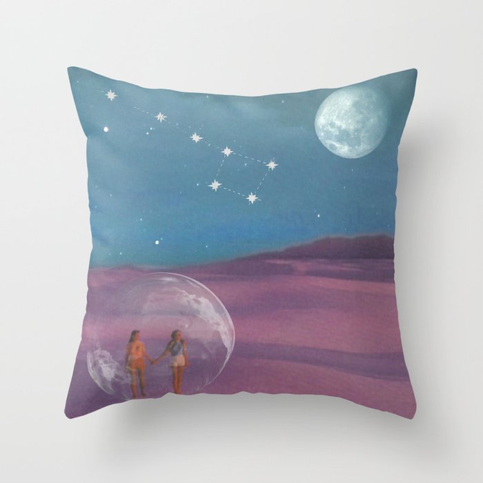 The sun will come out again Throw Pillow