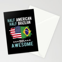 Half American Half Brazilian Stationery Card