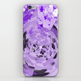 purple abstract iPhone Skin