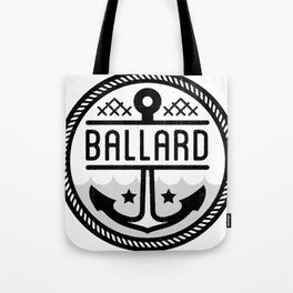Ballard Tote Bags Society6 Ballard Seattlogos Tote Bag