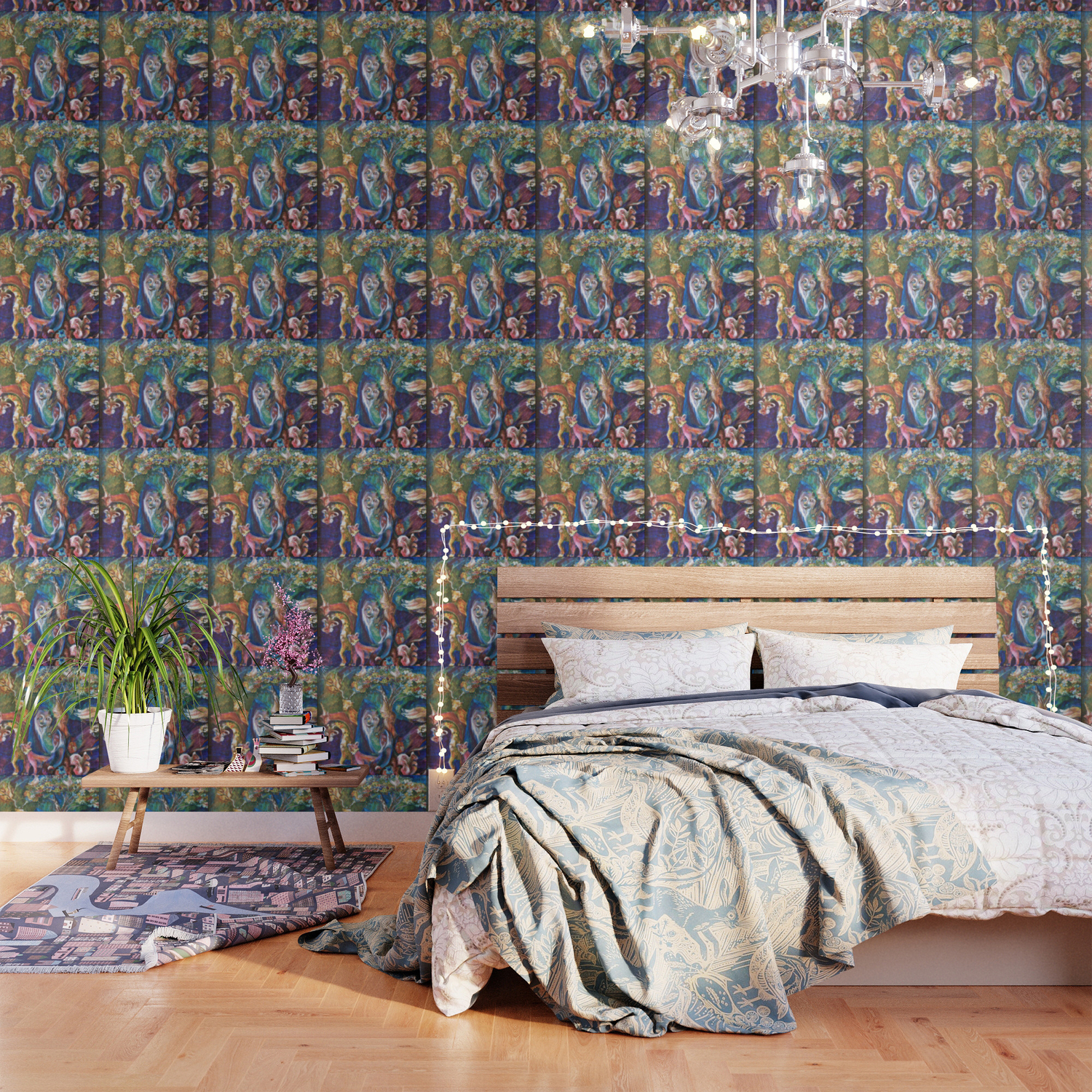 Enchanted Forest Wallpaper By Crismanart Society6 Enchanted Forest Wallpaper By Crismanart Society6