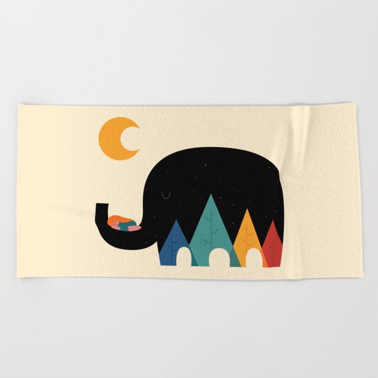 Dream In The Air Beach Towel
