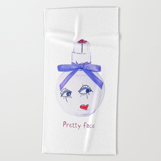 Pretty Face Parfum Beach Towel