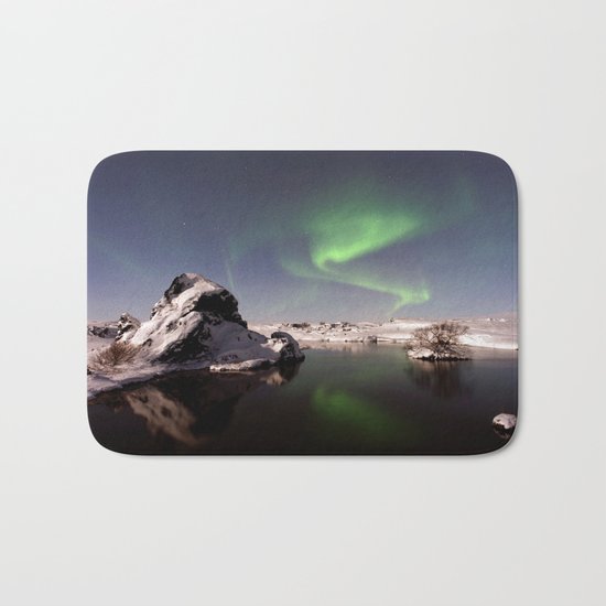 Iceland in Winter Bath Mat
