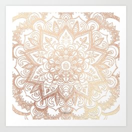 Mandala Gold Shine II Art Print