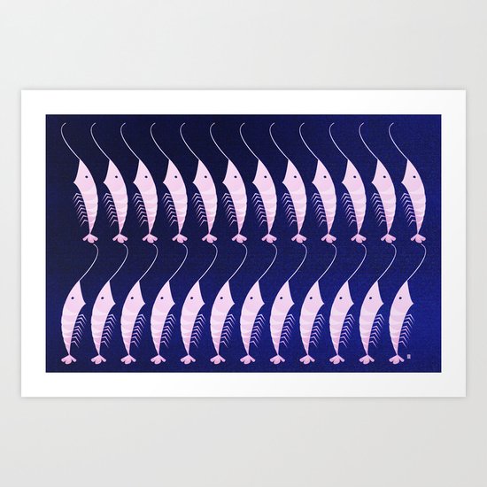 Mr. Shrimps Cousins Art Print