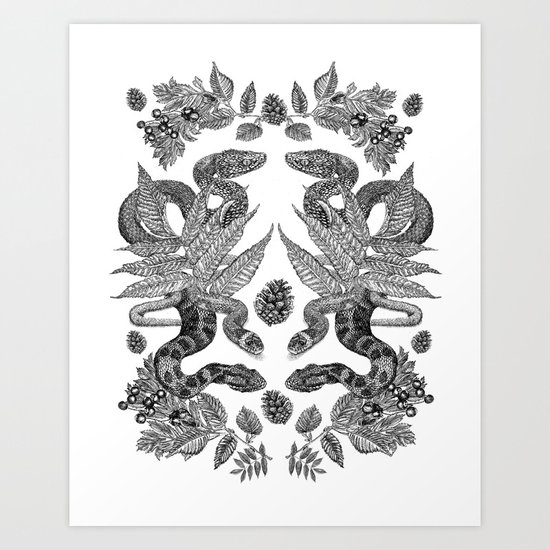 Serpent's Choir Art Print