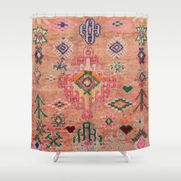 Moroccan Berber Traditional Carpet Shower Curtain