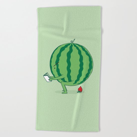 The Making of Strawberry Beach Towel