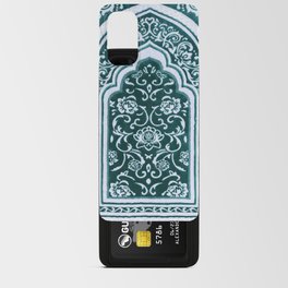 Floral Arch Turquoise Android Card Case