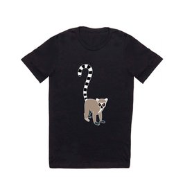 Ring-tailed lemur T-shirt | Tail, Graphicdesign, Maki, Lemur, 2D, Ring Tailedlemur, Vari, Primate, Madagascar, Africa 