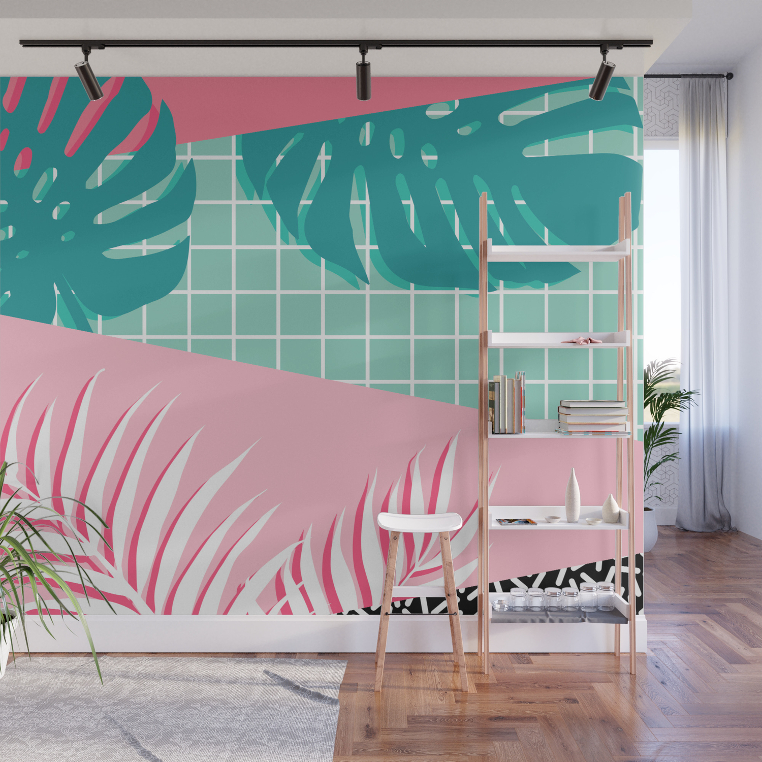 Palm Springs Wall Mural By Designdn Society6