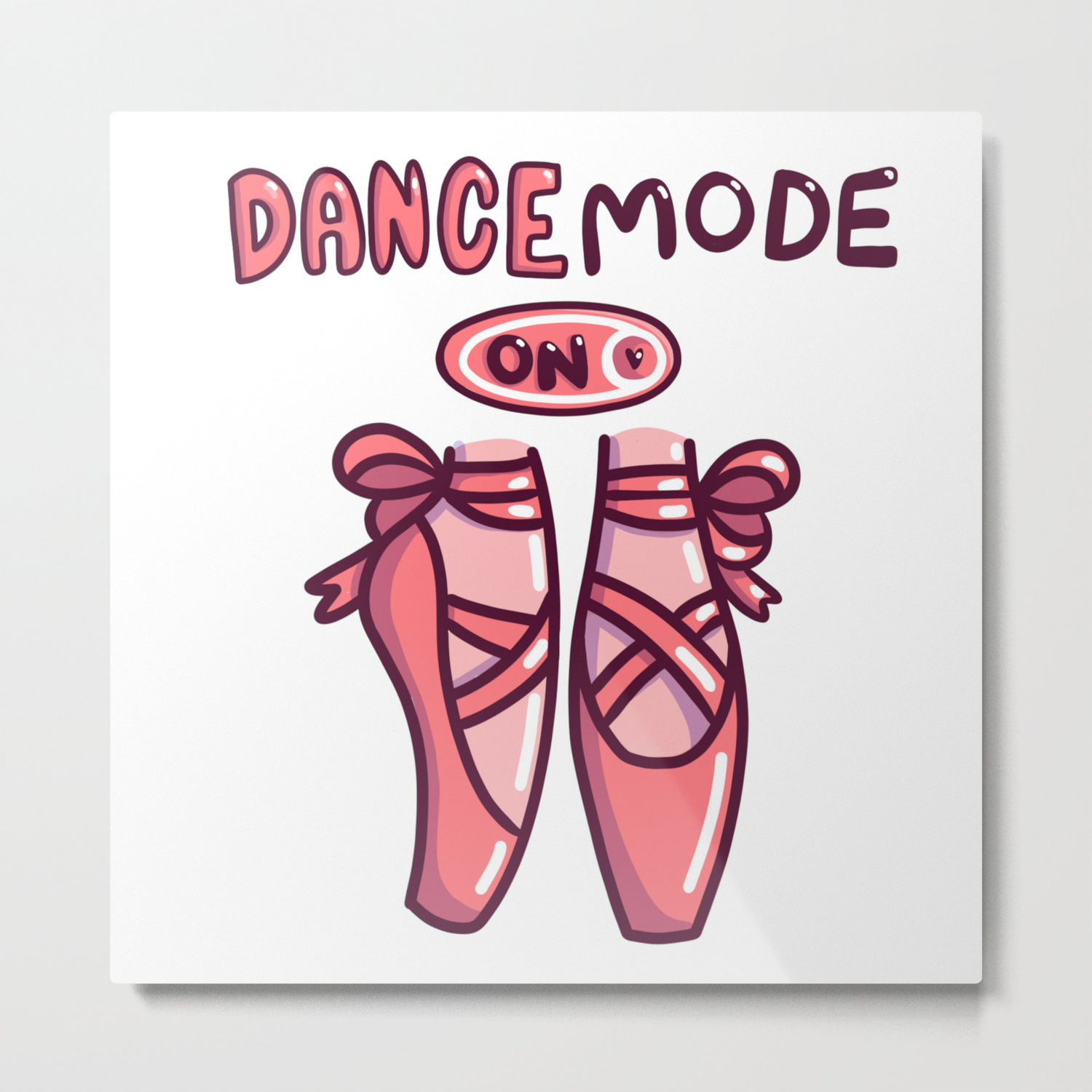ballet slippers and pointe shoes