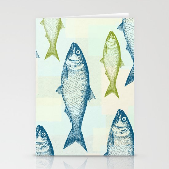 Vintage Fish Stationery Cards