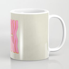 Favorite Word: Peach Wavy Edition Coffee Mug